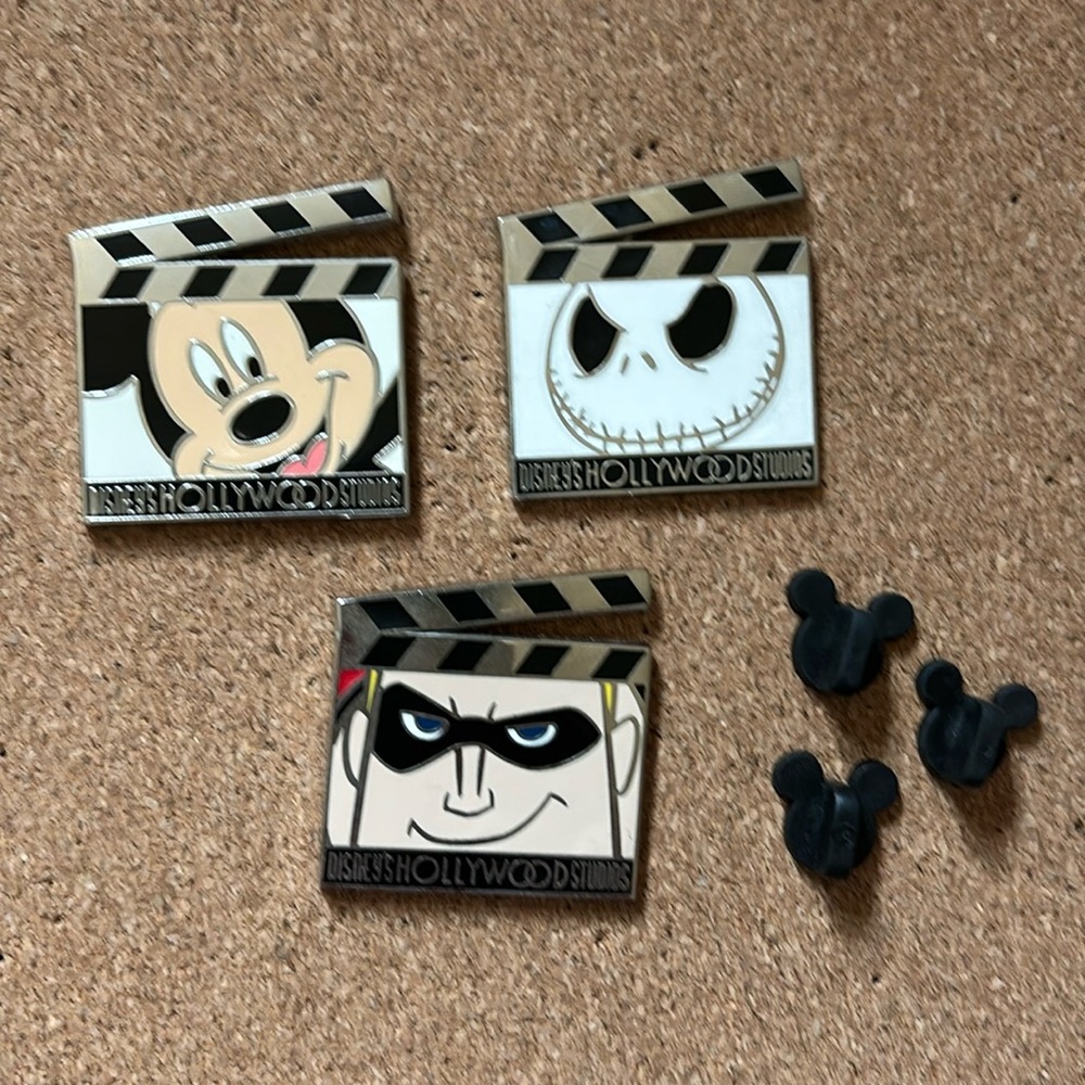 Disney Hollywood Studios Directors Cut Disney trading pin set